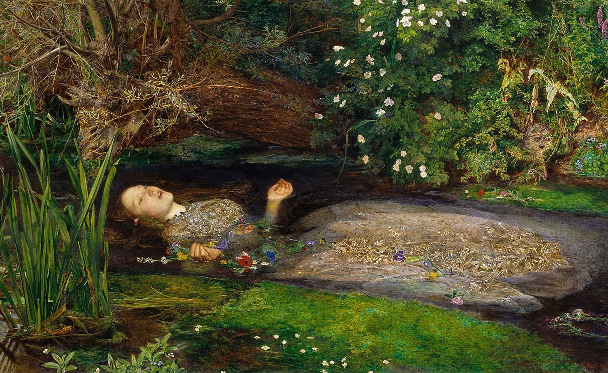 Image result for female suicide millais