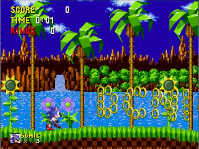 Did Some Sonic 1 Rom hacking Dcnigma text made out of rings… Below my first try Sonic 1 Rom Hack Black and White No trees at GreenZone Just a little rom hack i did just for fun just to try it out nothing special… Removed the trees in the sprites,...