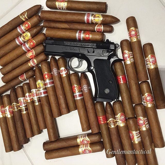 cigars-and-guns:
“Tacticool Tuesday | @gentlemantactical #cigarsandguns #cigars #guns #puffpuffpewpew
”