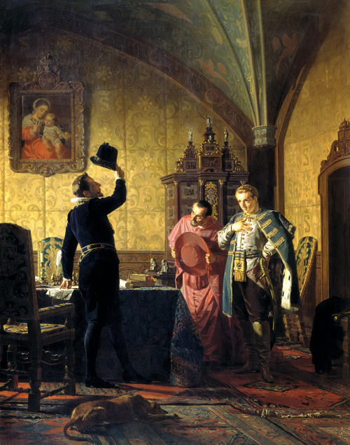 False Dmitry takes an oath of allegiance to kingSigismund III Vasa(1874)
“ Nikolai Nevrev (1830–1904)
”