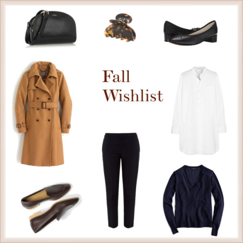 fall wishlist by areasonablydressedwoman featuring v-neck tops
I’m craving true classics this fall. I have the cashmere sweater, clip, dress, a similar bag and similar loafers That coat and pumps though!! swoon