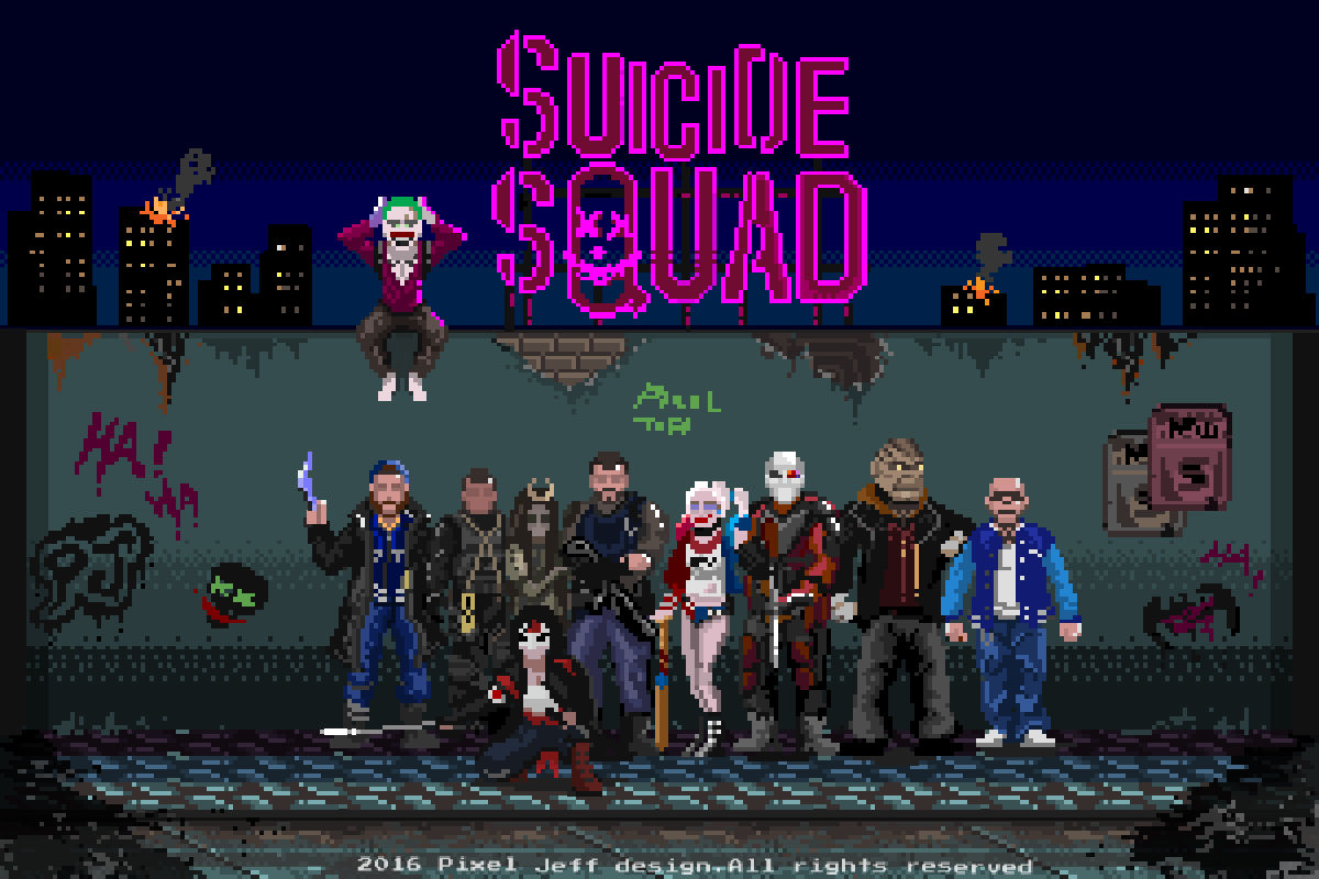 Suicide Squad 8-Bit