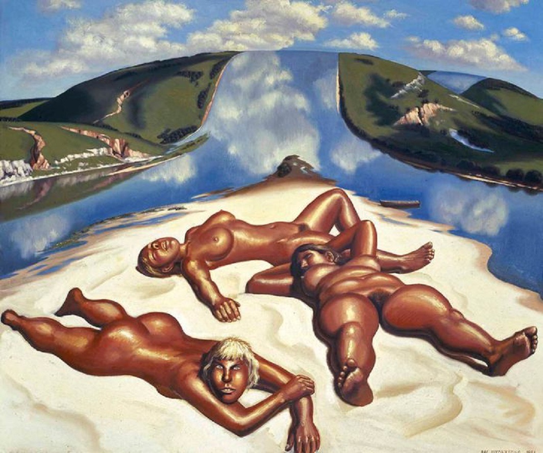 jareckiworld:
“ Vasiliy Shulzhenko -  Lido  (Песчаная коса, oil on canvas, 2001)
”