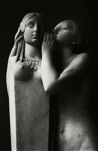 colin-vian:
“  Francois Jouffroy (Sculpteur, 1806-1882), Premier Secret Confie a Venus (First Secret Entrusted to Venus),1839. Louvre Museum.
”
