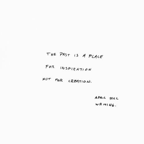 The Past.•
@aprilhillwriting