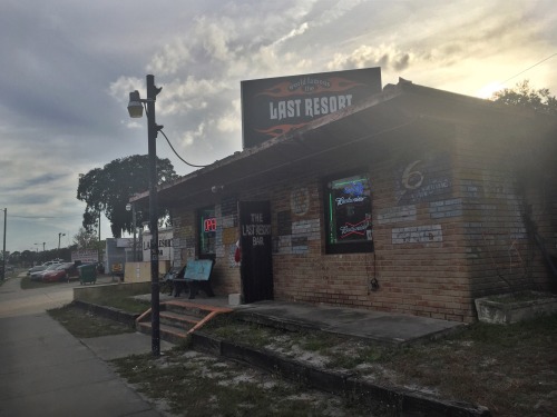 Today we visited The Last Resort, which is located in Daytona. This bar was the haunt of Aileen Wuornos and is where she was finally apprehended and arrested after killing seven men.