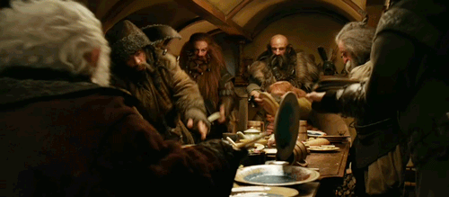 hobbit assiettes