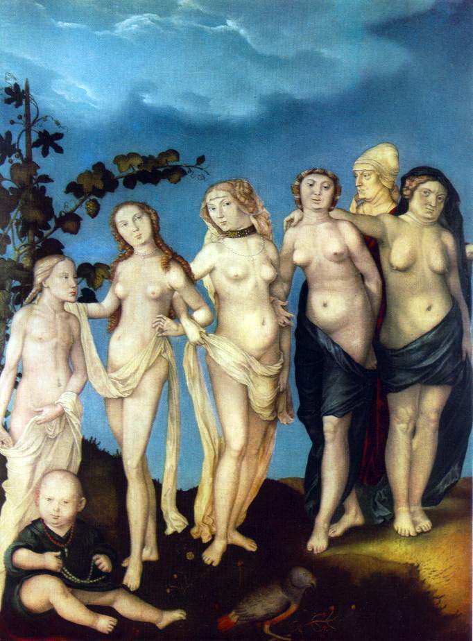 Семь возрастов женщины. Ханс Бальдунг (1480–1545) Германия