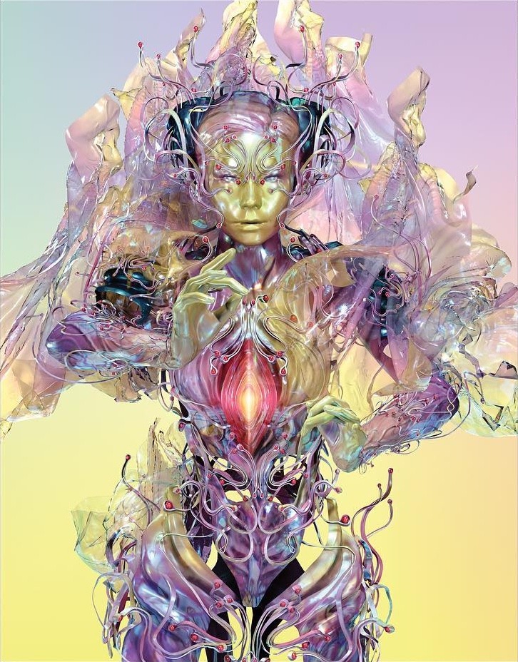 bjorkfr:
“ Björk par Andrew Thomas Huang en poster pour Crack Magazine
”