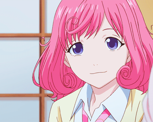 Resultado de imagem para anime girl pink hair gif