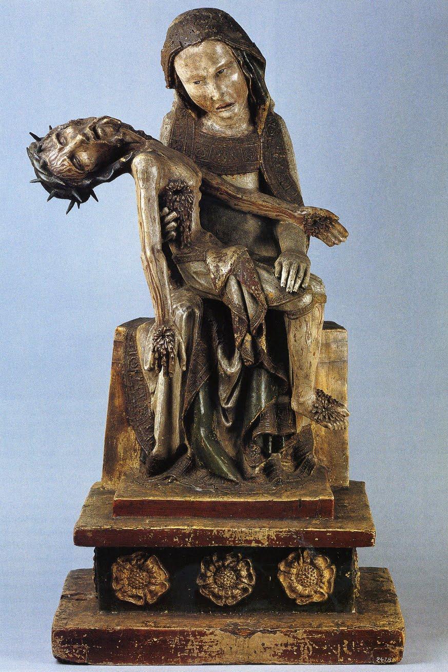kutxx:
“1.
Röttgen Pietà (Gothic period)
c. 1300, painted limewood, Rheinisches Landesmuseum, Bonn
”