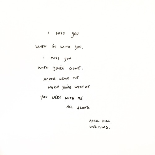 Dear Love.•
@aprilhillwriting