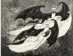 cryptofwrestling:
“ Cover art from A Clutch Of Vampires ,by Edward Gorey
”