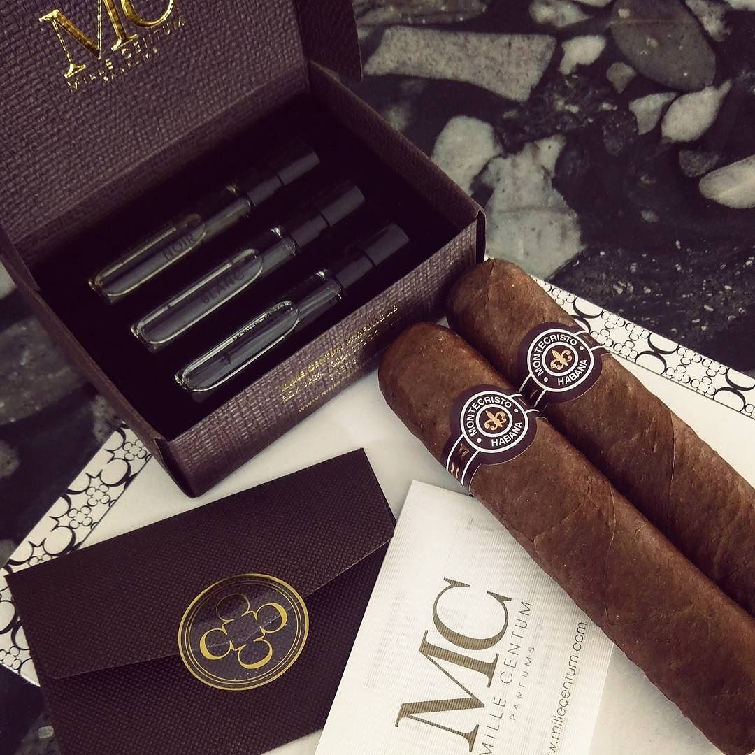 stevencigale:
“Montecristo kinda day! 💨⚔💨⚔😊
Thanks to my friend Marco at @millecentum who gave me the opportunity to try his new fragrances! I like the Blanc the most, very refreshing. Give it a try 👍 - http://ift.tt/1J1EGDu - (via instagram :...