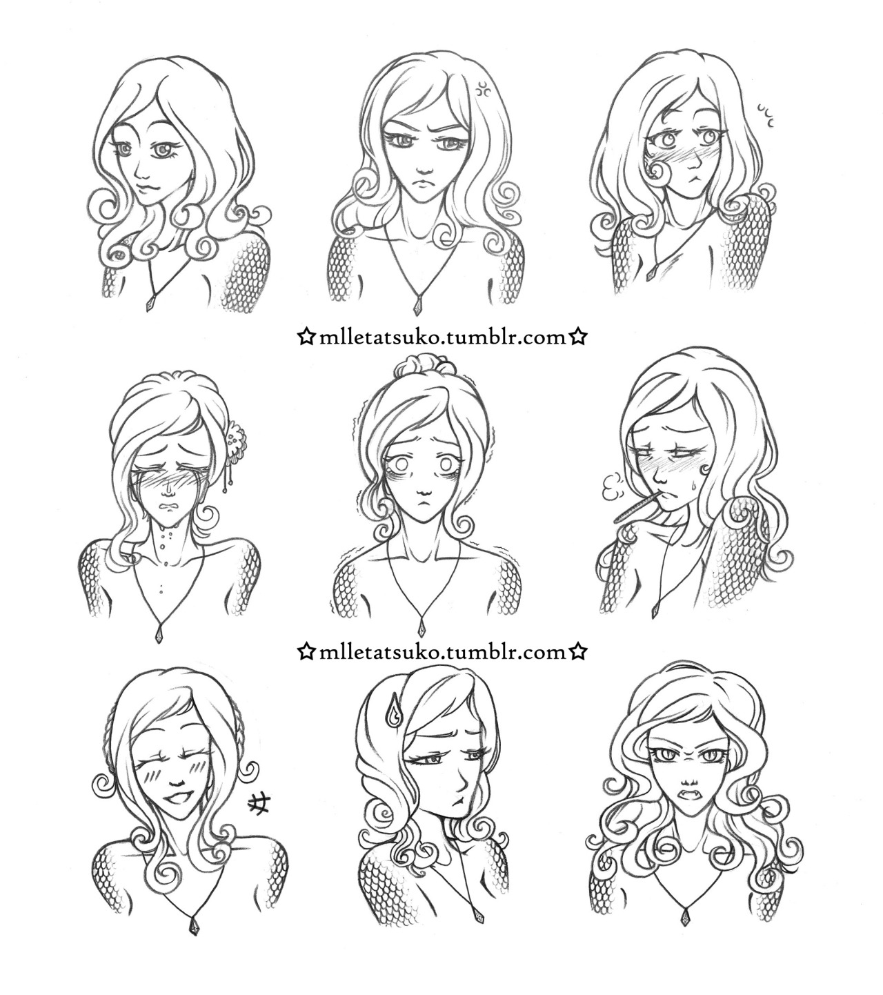 Some Tatsuko’s expressions :3