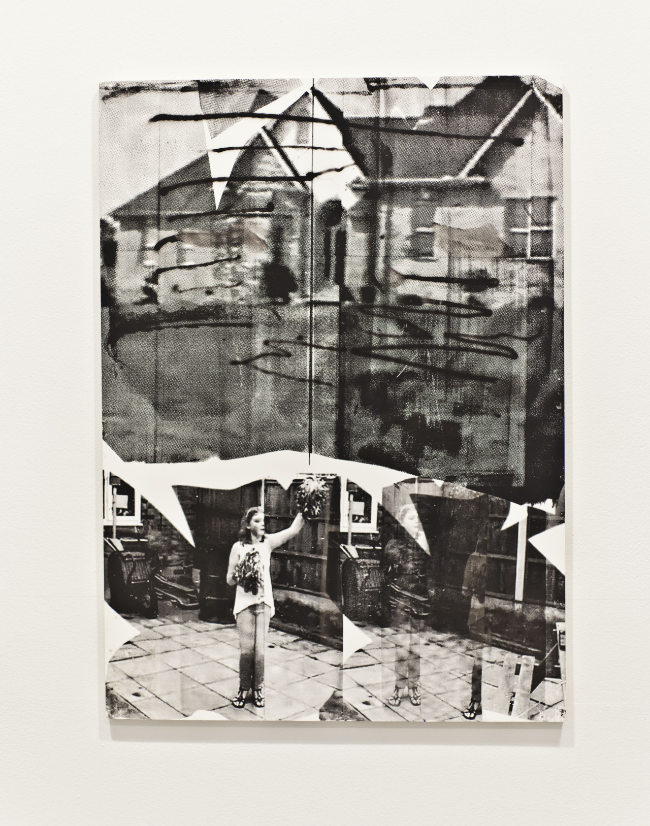 Leo Gabin
Untitled (Black and White House), 2013
Silkscreen and spray-paint on Trovitex PVC foam-board
39.37 x 28.35 inches (100 x 72 cm) Image courtesy of Elizabeth Dee Gallery    Leo Gabin have worked as a collective since the early 2000’s in a...
