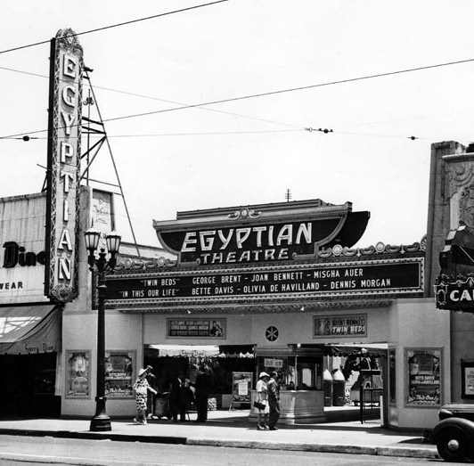 Image result for los angeles 1940s  movie theaters