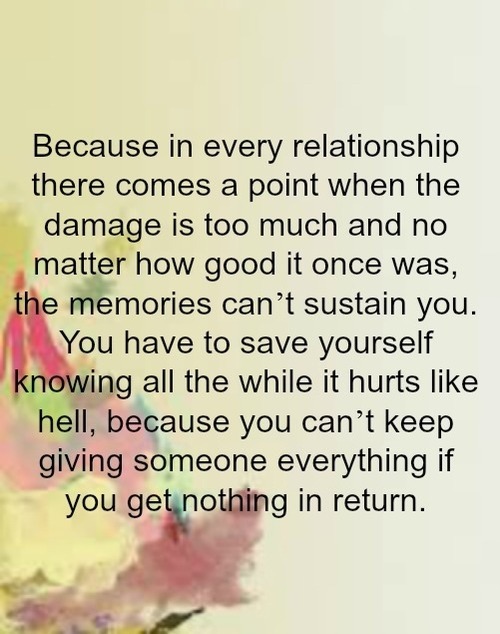 In relationship, there comes a point when the damage is too much
Follow best love quotes for more great quotes!