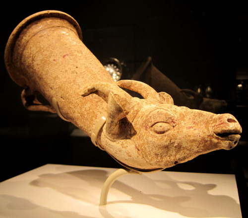 tammuz:
“Sasanian wine horn with gazelle protome dating back to the 6th-4th century CE. Freer and Sackler Galleries of the Smithsonian Institution, Washington, DC.
Photo by Babylon Chronicle
”