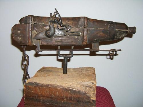 Throughout the 18th and 19th century, grave-robbing was quite prevalent. Due to this, many cemeteries were protected with cemetery guns. The one above is from the Museum of Mourning Art. The gun sits on a turret, allowing it to move freely. It would...