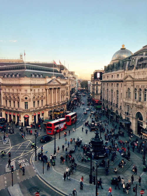 Piccadilly Circus, London (by mikerolls)
