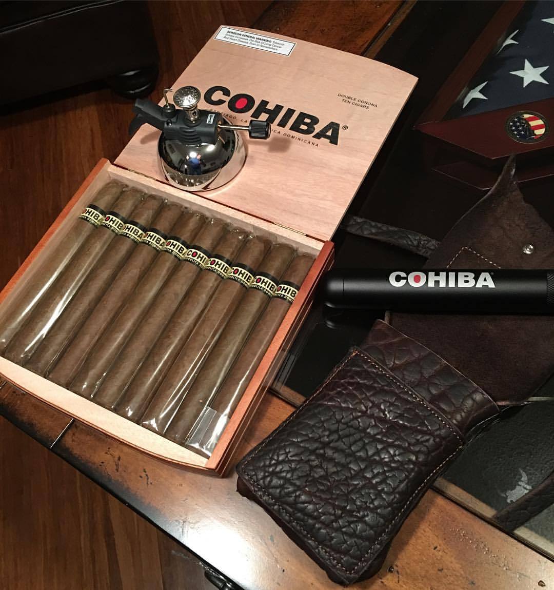 Legendary Saxon premium American bison leather cigar carrier, Cohiba box, and my new lighter 🔥🔥 an epic pairing! Thanks @cigarsinternational #madeinusa #veteranmade ⚒⚒⚒ #originaldesign #ruggedluxury #legendarysaxon #cigar #cigars #nowsmoking...