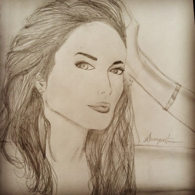 I drew Angelina Jolie. ‘Nuff Said *^^*