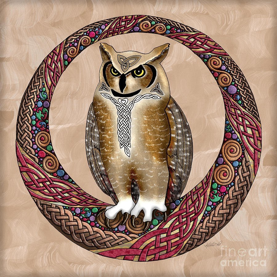 Owls in Celtic Symbology and Mythology.
The word “cailleach” in the Scottish-Gaelic means old woman!, “coileach-oidhche” is the word for owl, believe it or not it means “night-cockerel”! These birds were most often associated with the Crone aspect of...