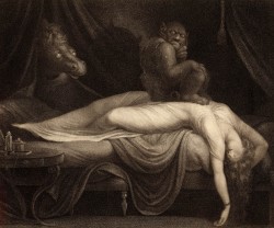 scribe4haxan:
“ The Nightmare (1783 / Stipple engraving) - By John Raphael Smith, after Henry Fuseli
”