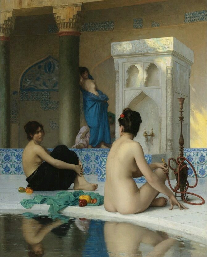 lu-art:
“ After the bath, Jean-Léon Gérôme.
”