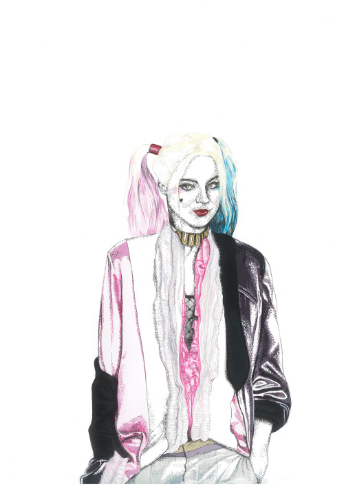 Harley Quinn (Suicide Squad) wearing Haider Ackermann Spring 2016 Collection