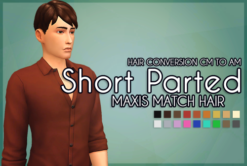 Meyokisims Short Parted Hair The Sims 4 Maxis Match Hair Hey Sims Update Find Or Downloads Custom Contents For The Sims 2 3 4