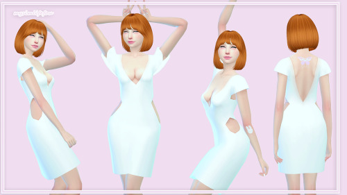 The Sims 4: Женская выходная одежда - Страница 3 Tumblr_ntt76kAFmG1sprogho1_500