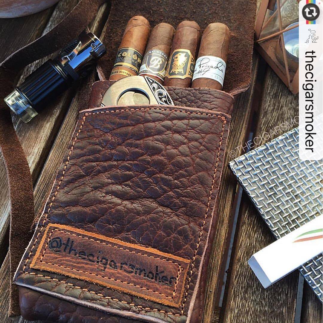 Legendary Saxon American Bison leather cigar carrier. #Reposting @thecigarsmoker with @instarepost_app – Finally at #thecigarsmokercasa 😊 the new #cigarcase hand crafted by @legendarysaxon 🇺🇸 from American premium bison leather 👍😊 excellent quality...