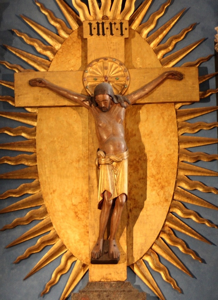 mesbeauxarts:
“ Gero Cross (Crucifix commissioned by Archbishop Gero). ca. 970.
Painted wood.
High Cathedral of Saints Peter and Mary (Cologne Cathedral). Cologne, Deutschland (Germany).
”