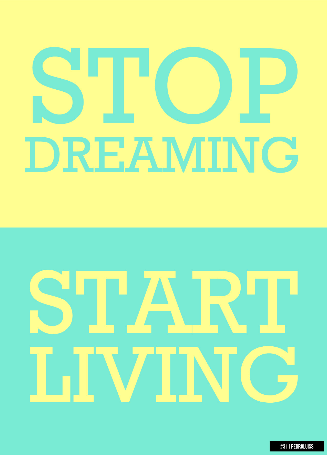#311 - Stop Dreaming/ Start Living