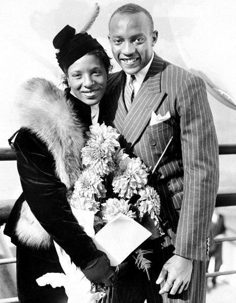 vintageblackglamour:“ Olympic icon Jesse Owens Jesse Owens and his wife, Ruth Owens, return home from the Olympics in Berlin on August 24, 1936. The son of a sharecropper and grandson of slaves, the Oakville, Alabama-born Mr. Owens won a record 4...