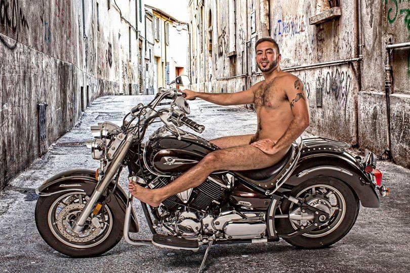 Nude Motorcycle Rider 111