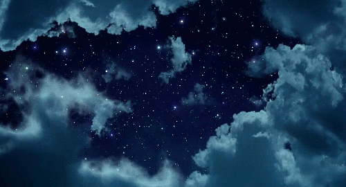 Image result for anime landscape sky gif