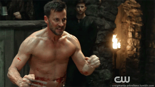 Lord Narcisse fighting in with an iron claw fist looking like Wolverine in Reign's "To the Death".