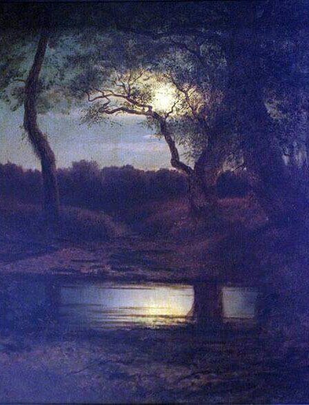 Moonlight Night - Lev Lvovich Kamenev , 1878
Russian, 1833-1886
Oil on canvas
Yekaterinburg Museum of Fine Arts