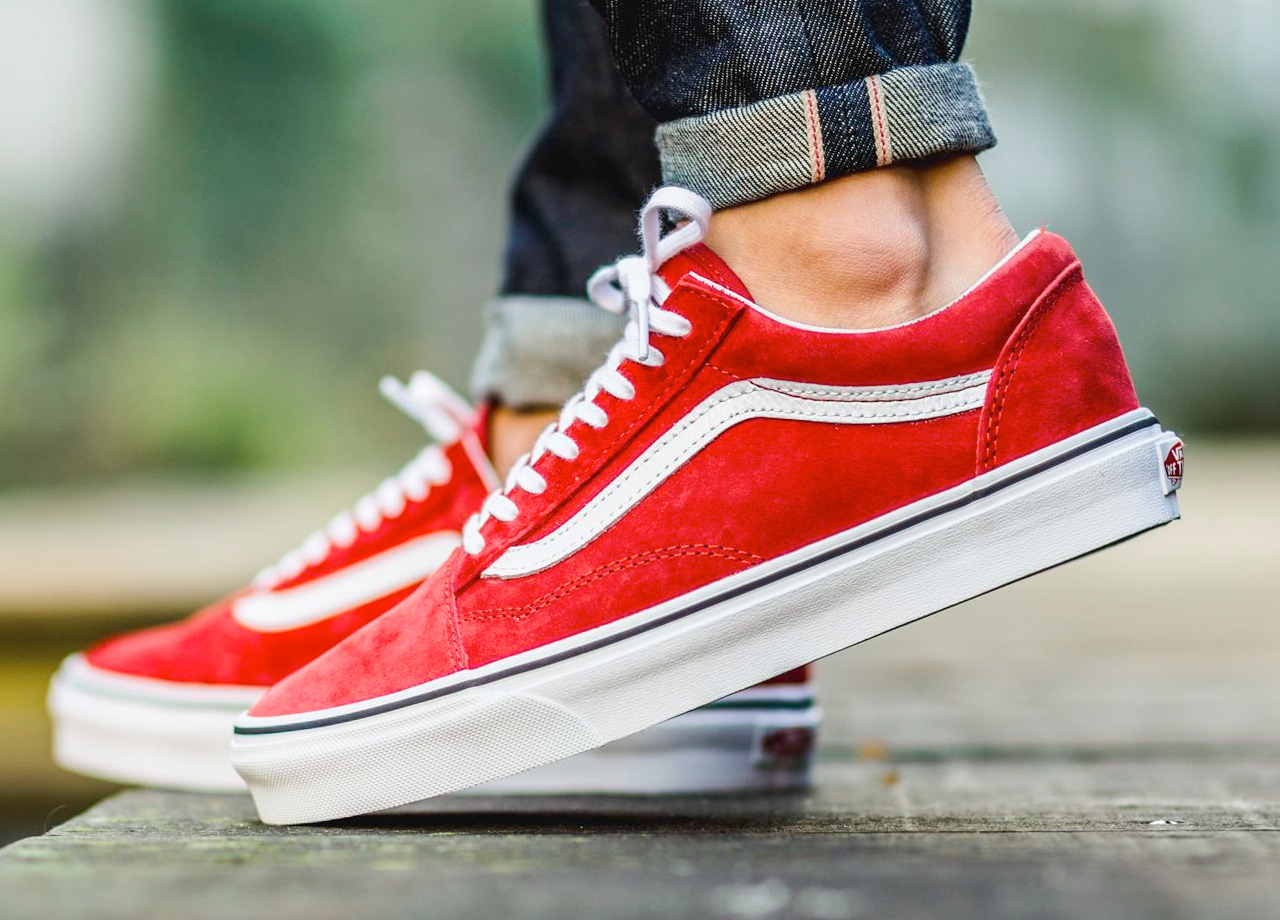 red vans authentic outfit