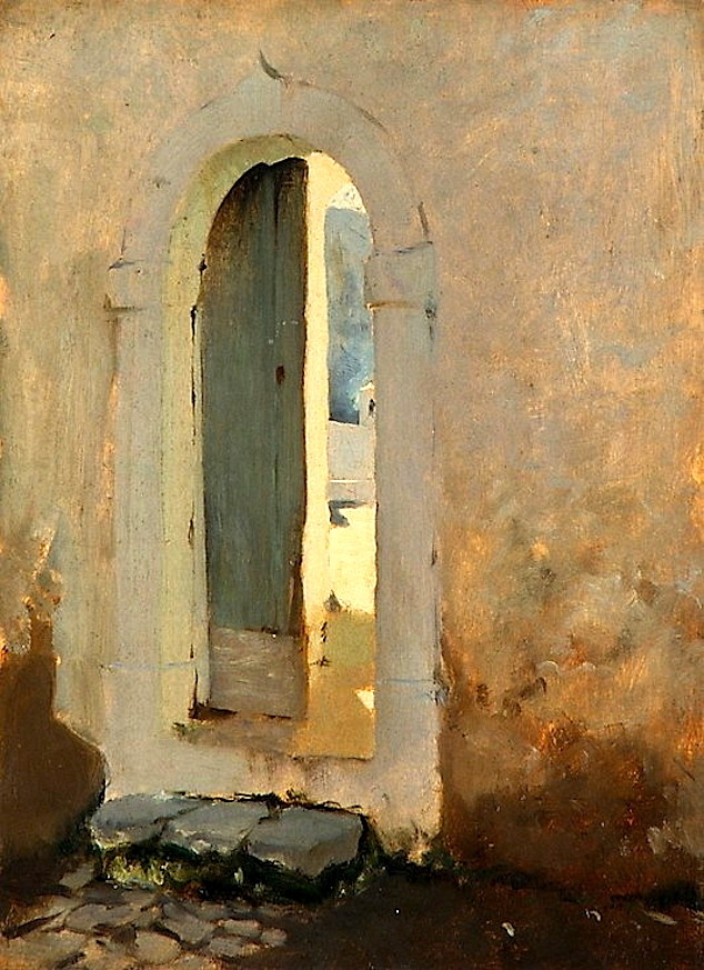 bofransson:
“ Open Doorway, Morocco, 1879-80 John Singer Sargent
”