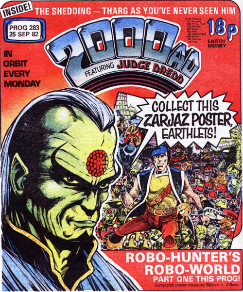 Image result for 2000ad issue 1 tharg