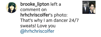 Chris Colfer Instagram - Page 21 Tumblr_o72sx0c4MX1uxavoco2_r3_400