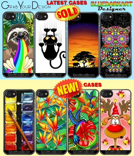 Cool and Trendy Cases designed by BluedarkArt!