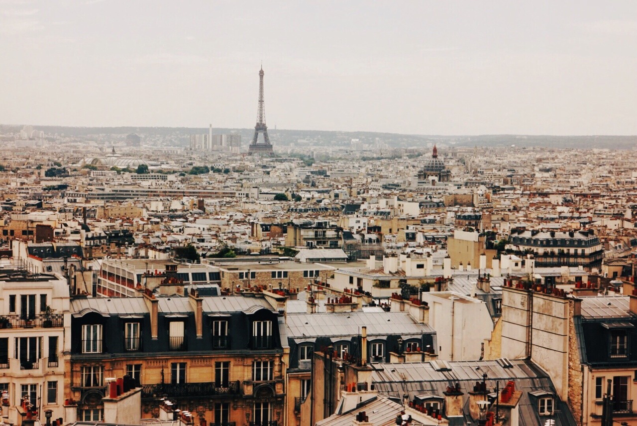 Paris: mid-afternoon looking out over the rooftops of Montmartre towards the Eiffel Tower from a room at TimHotel - Montmartre. So many chimneys… — I return to New York City in 2 days. Paris has been an amazing journey. I have been doing the bulk of...