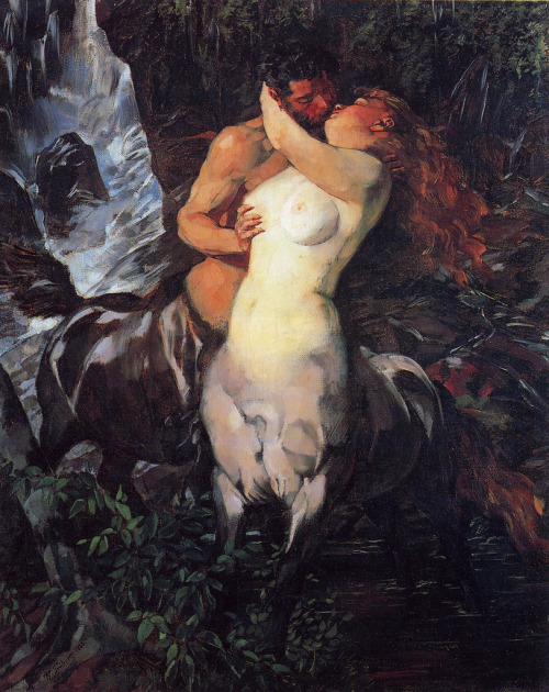 Centaur Lovers - Wilhelm Trubner