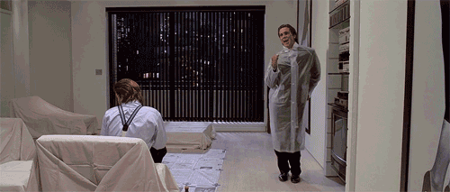 Image result for american psycho gifs