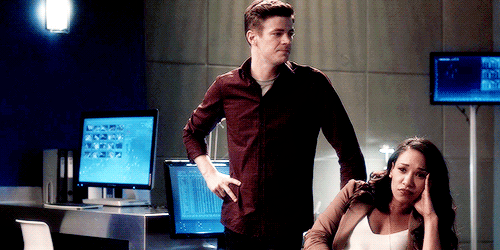 Grant Gustin and Candice Patton as Barry Allen and Iris West in “Monster” (Photo Credit: Tumblr). 